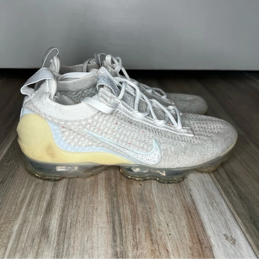 Nike Air Vapormax 2021 White Pure-Platinum Womens Sz 5.5 [DC4112-100]